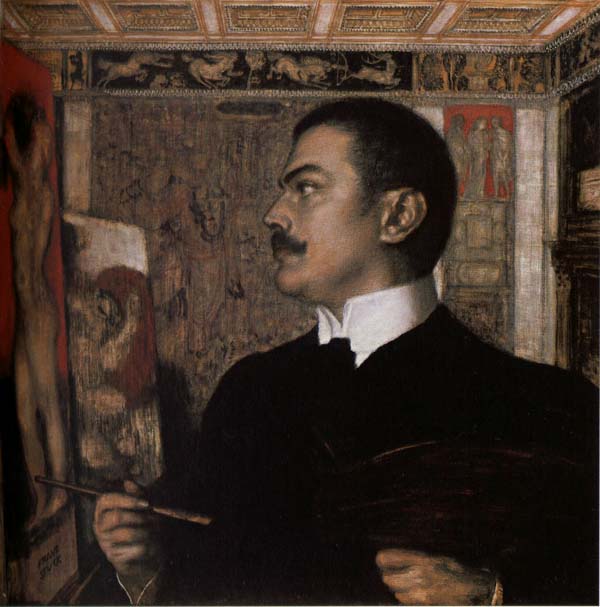 Self-Portrait at the Easel